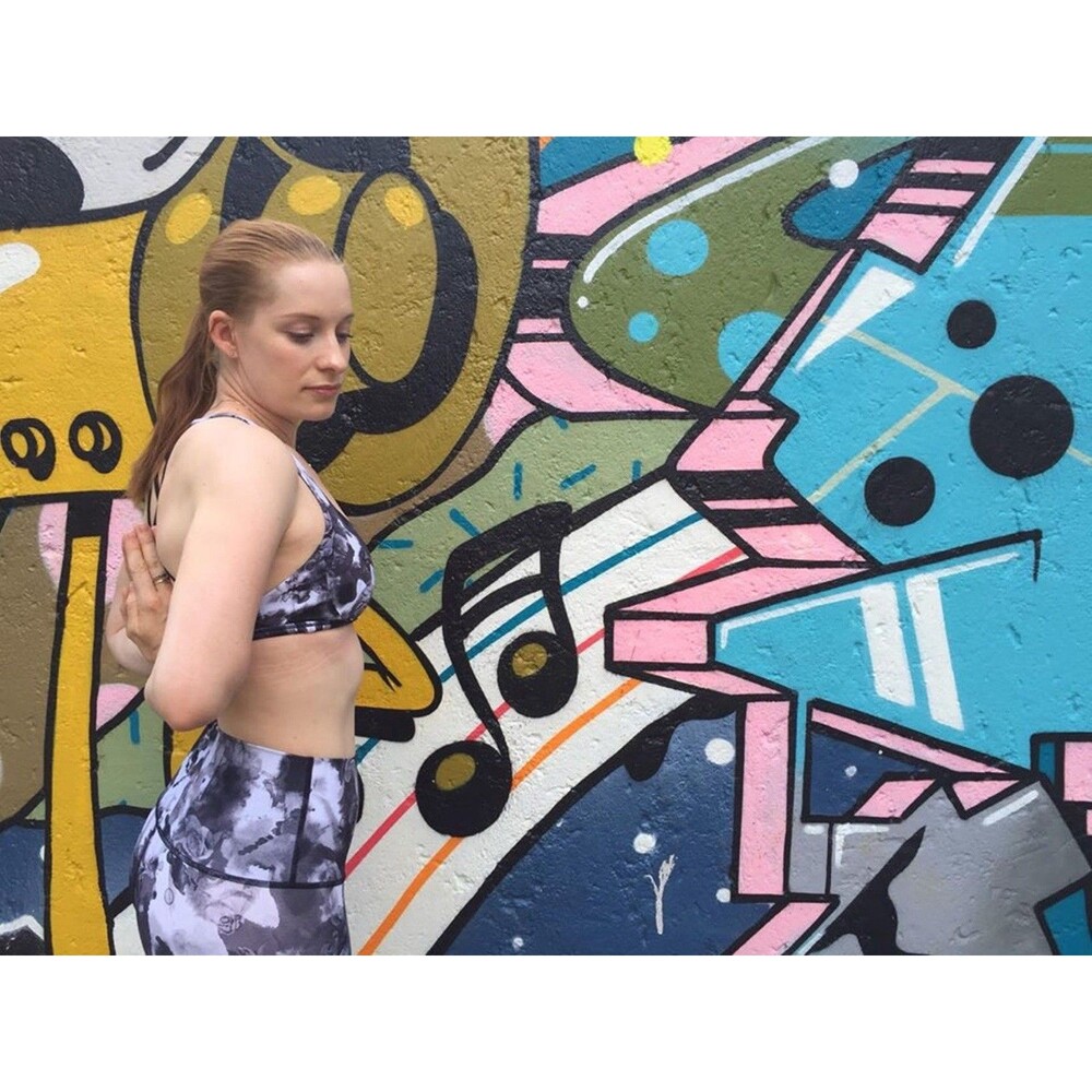 Lululemon Wunder Under High-Rise Crops In The Obscurred Floral Print Size 8 - Picture 3 of 10
